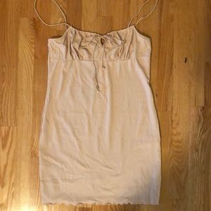 Ribbed tank dress